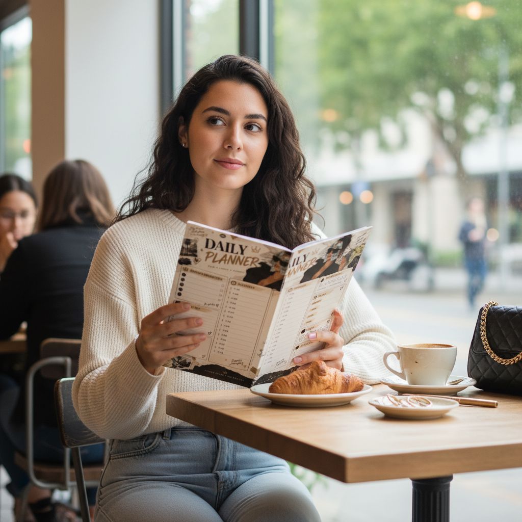 Planificateur quotidien esthétique pour une organisation parfaite