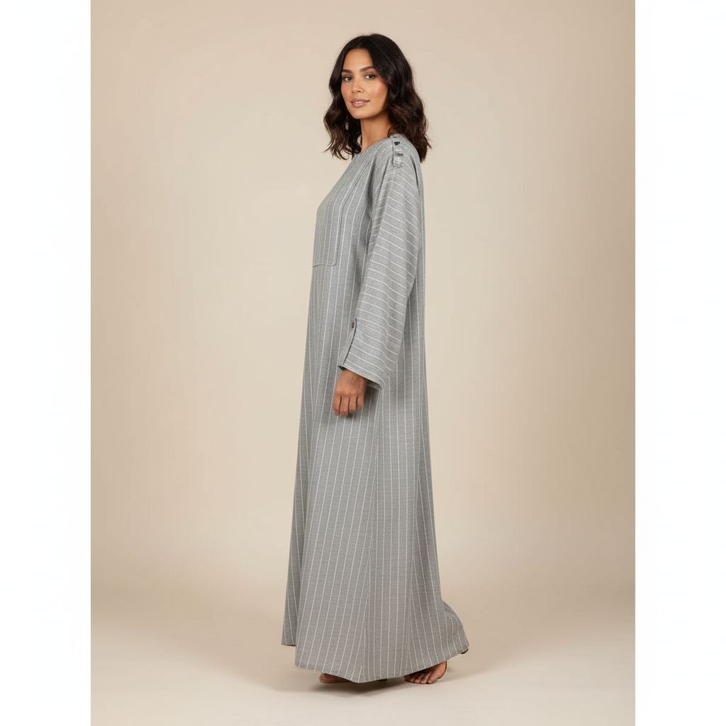 Robe chic sport chic en vert et beige pour un look irrésistible