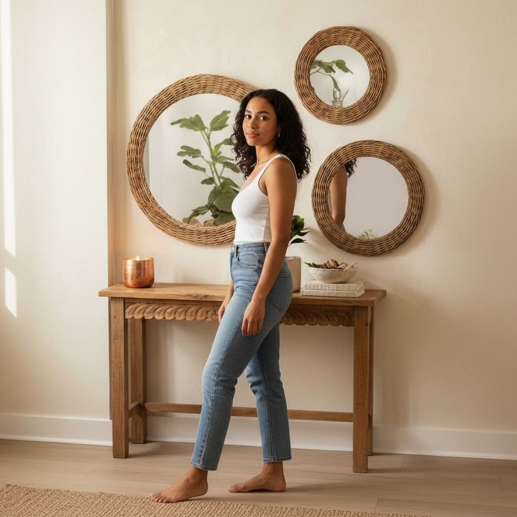 miroirs rattan élégance artisanale pour un intérieur unique