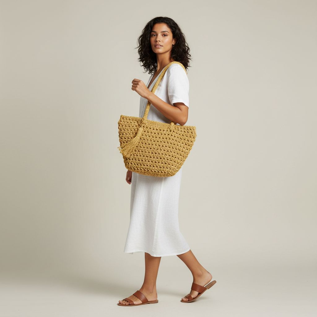 Sac en paille chic pour un style estival irrésistible