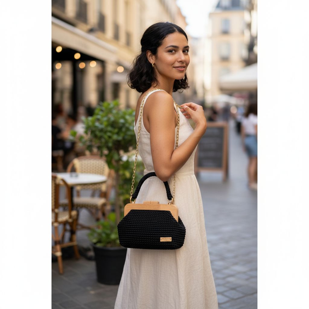 Sac en crochet Amel l'élégance artisanale pour chaque occasion