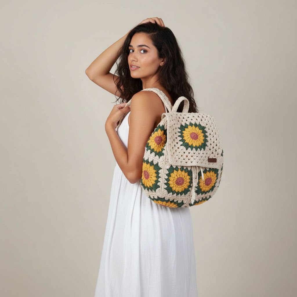 Sac à dos tournesol unique pour un style éclatant et pratique