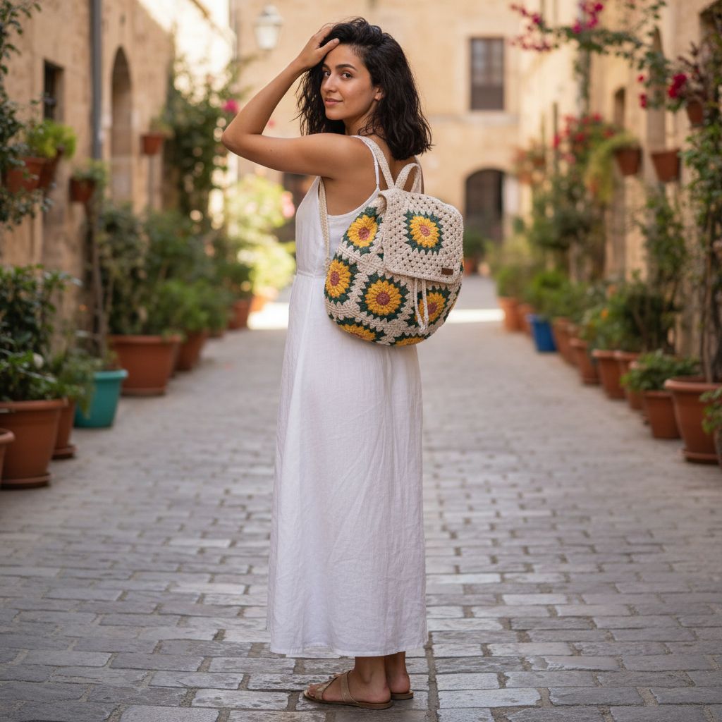 Sac à dos tournesol unique pour un style éclatant et pratique