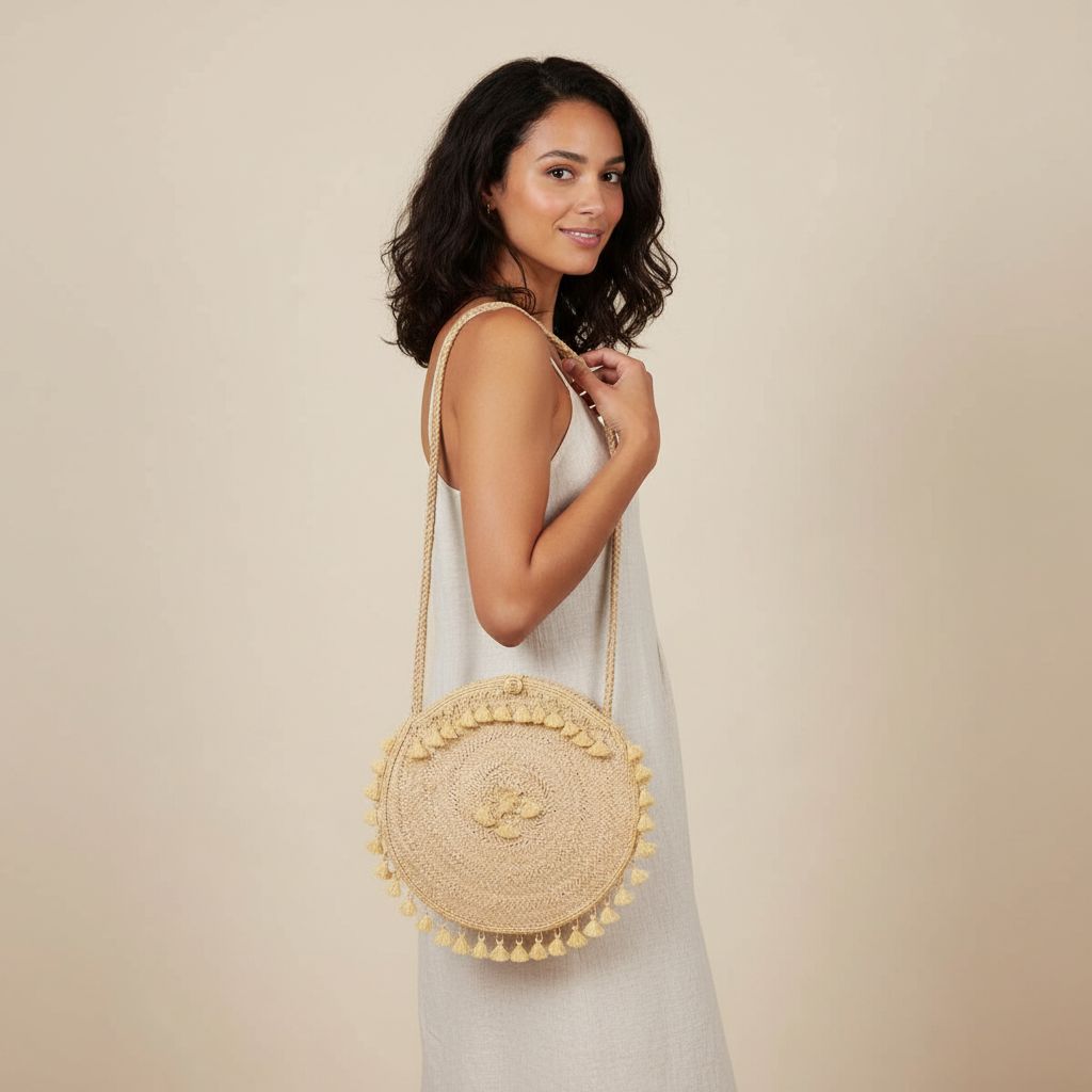 Sac à main rond tendance taille M pour un style irrésistible