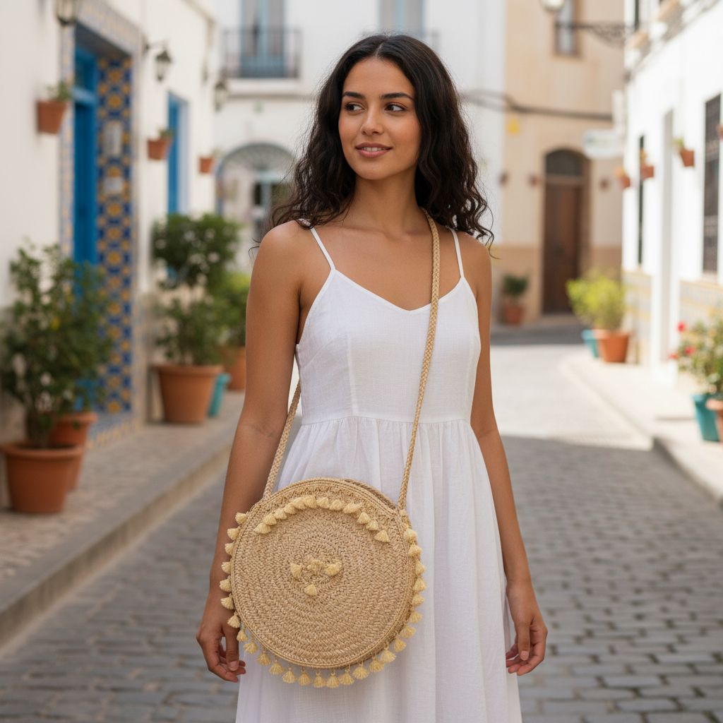 Sac à main rond tendance taille M pour un style irrésistible