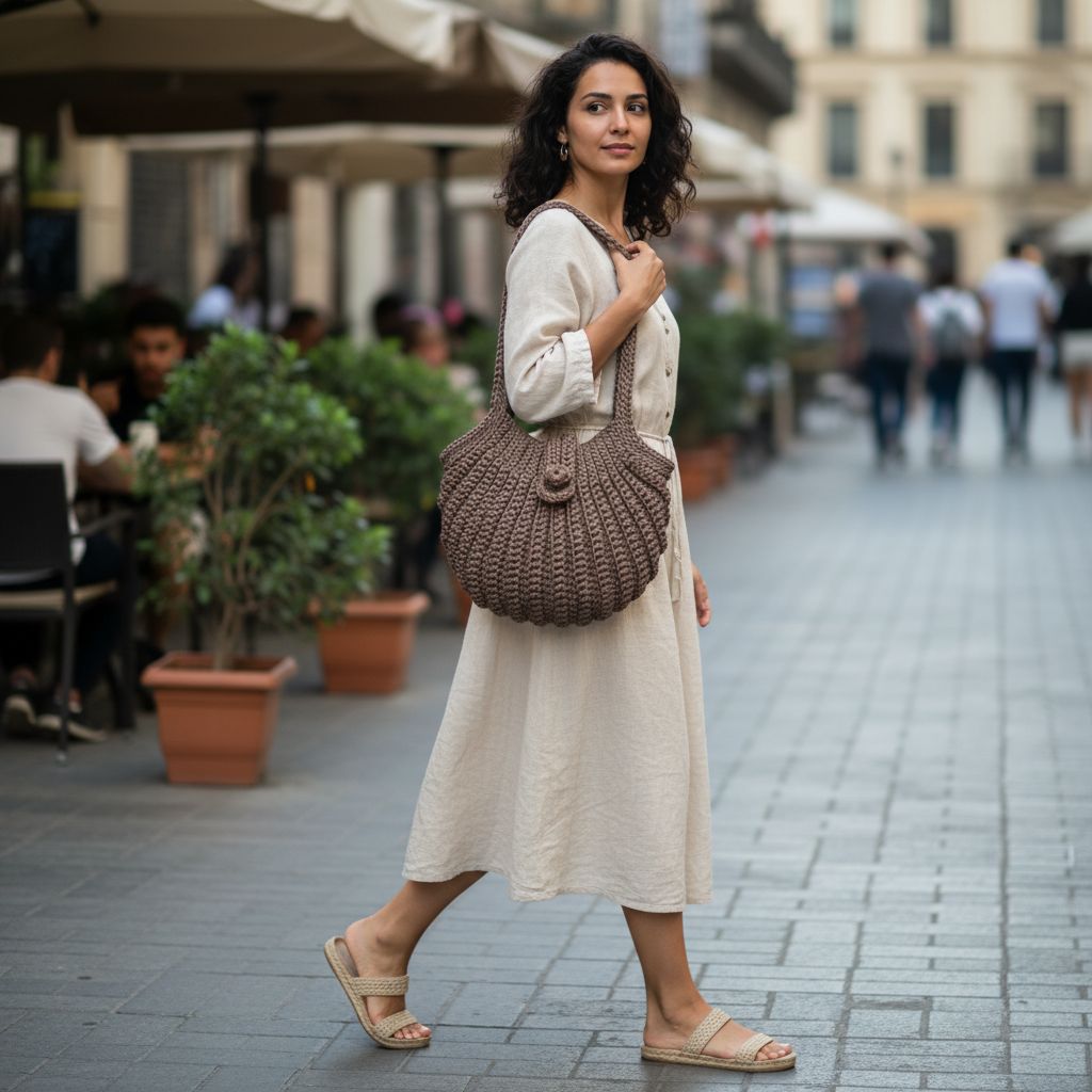 Sac marron élégant pour un style unique et raffiné