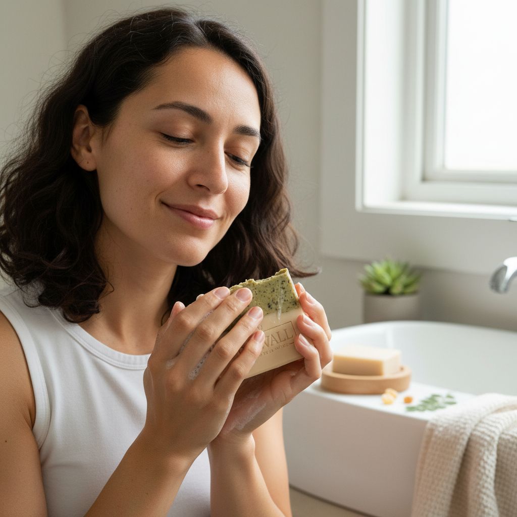 savon antirides purifiant au moringa et oliban pour une peau radieuse