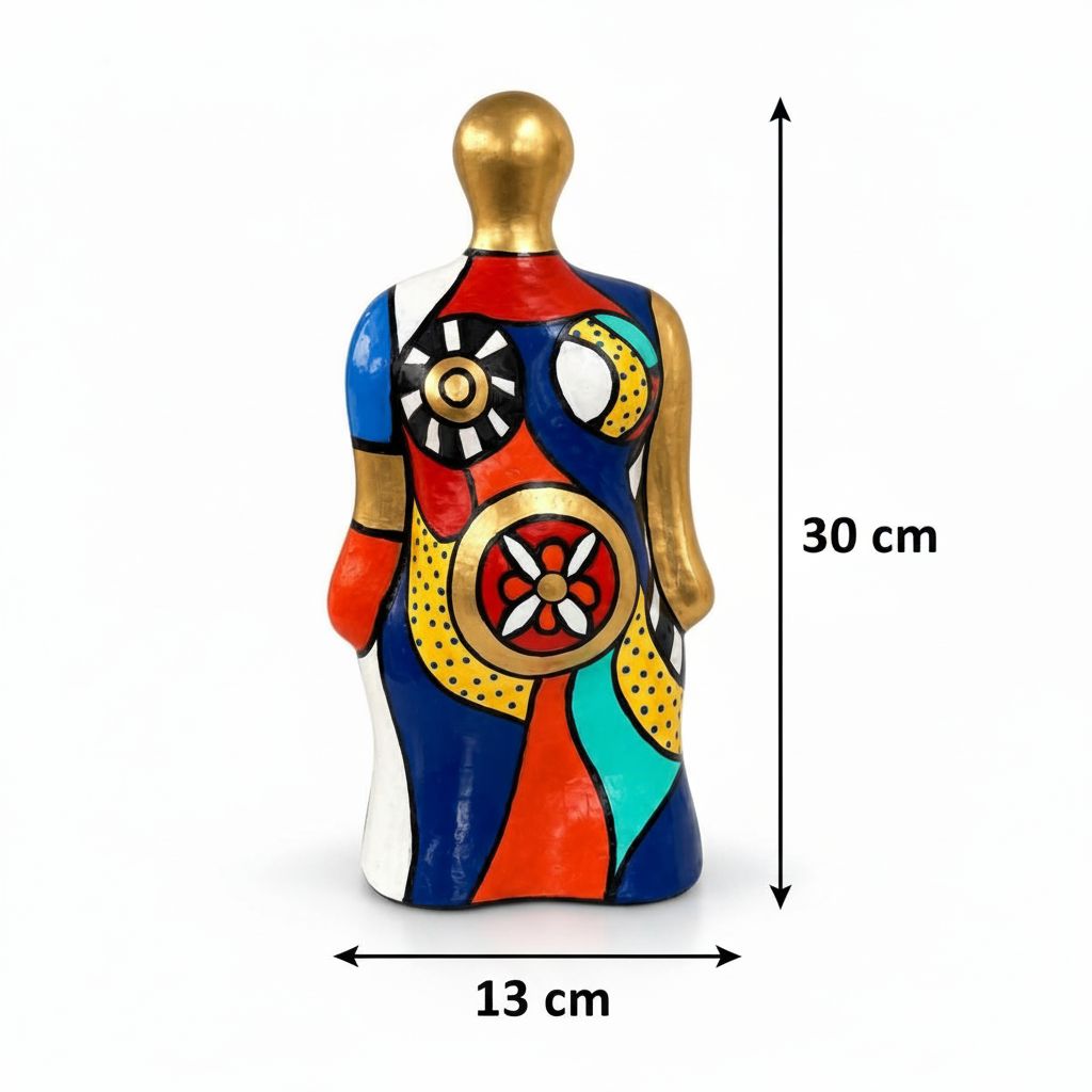Sculpture céramique 30 cm une œuvre d'art unique et élégante