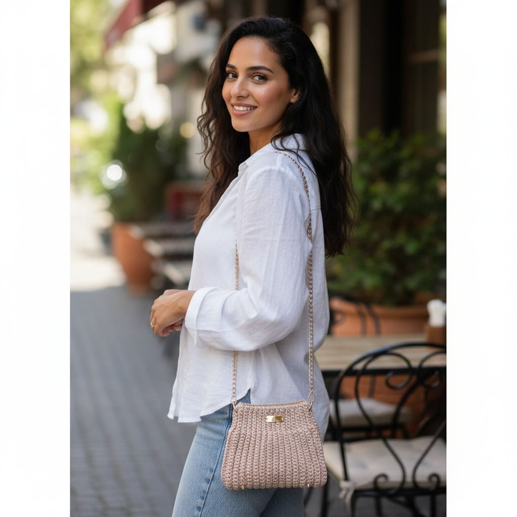 sac en crochet haut de gamme pour un style unique et tendance