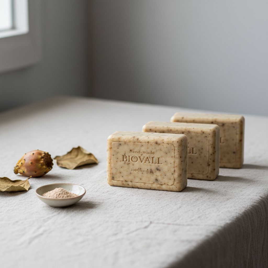 Savon exfoliant Trio à l'huile et poudre de figue de barbarie