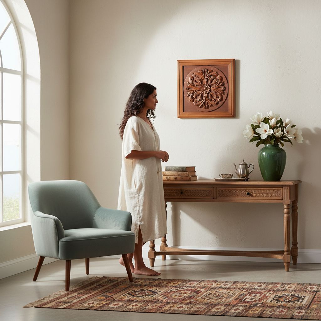 tableau en bois sculpté à la main pour une décoration unique