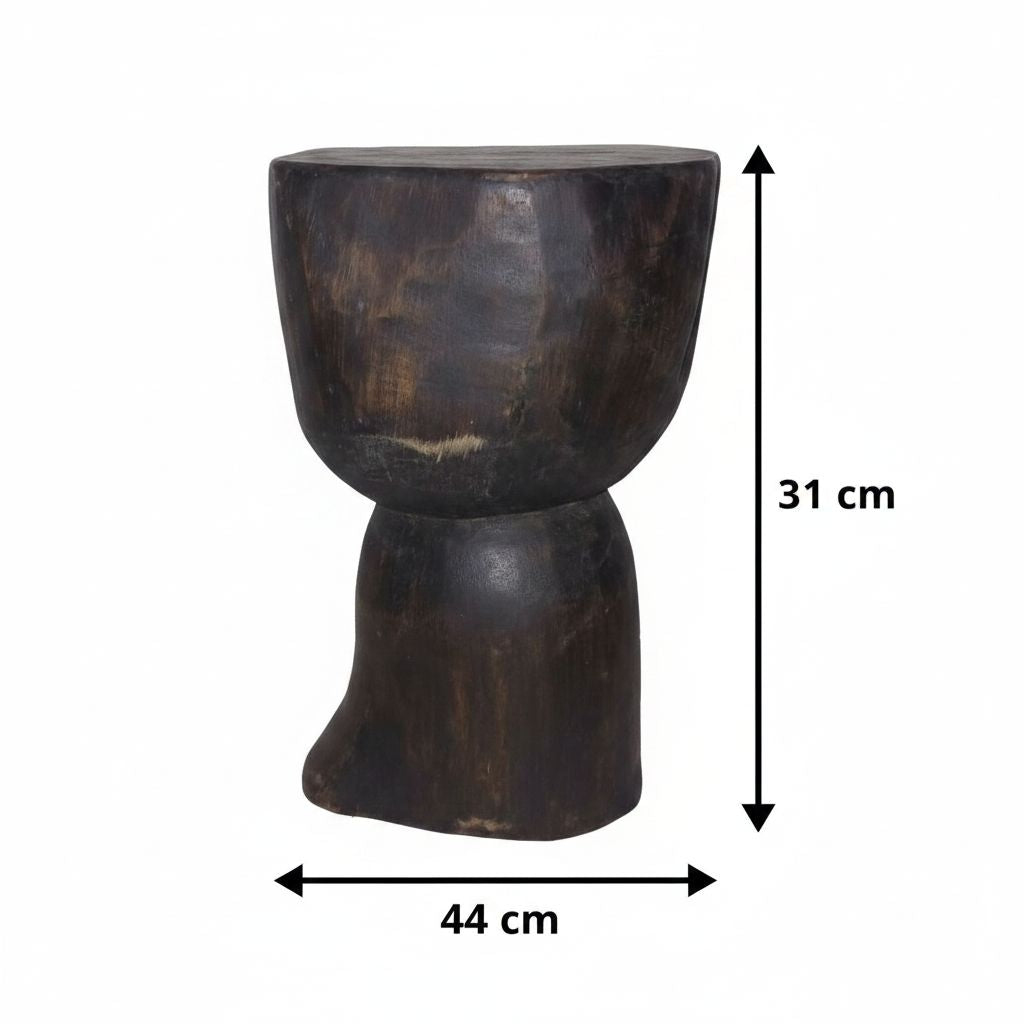 Tabouret en bois élégant pour un style africain unique
