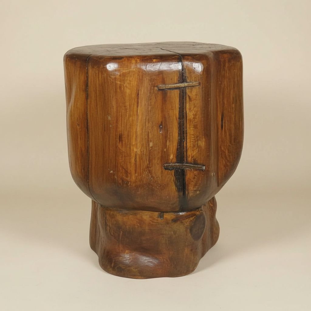 Tabouret en bois africain design unique pour votre intérieur