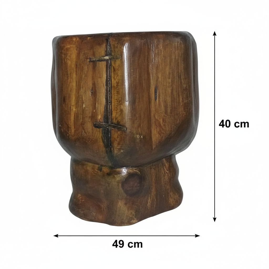 Tabouret en bois africain design unique pour votre intérieur