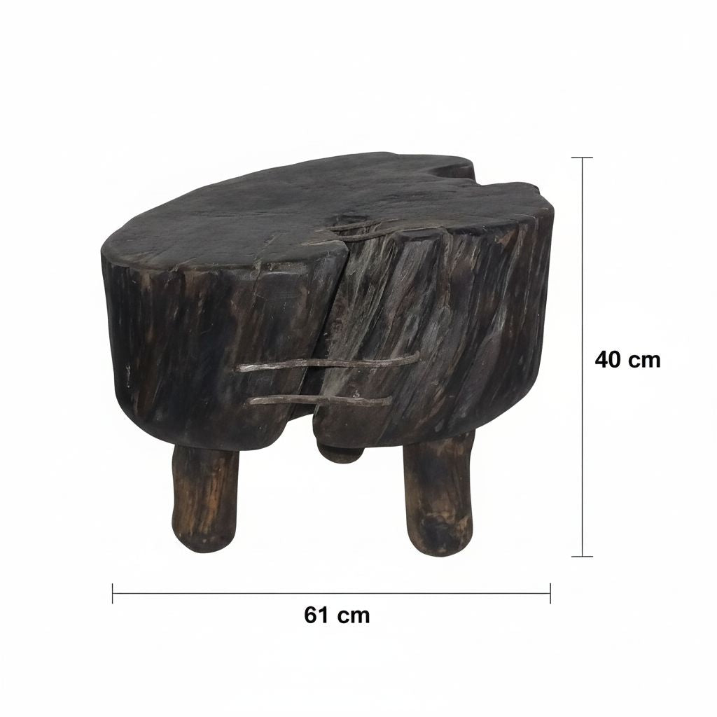 Tabouret en bois africain haut de gamme pour un style unique