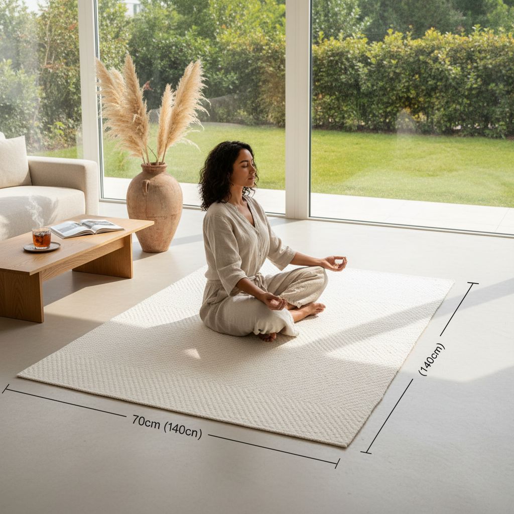 Tapis coton blanc OSLO 70x140 cm pour un intérieur élégant