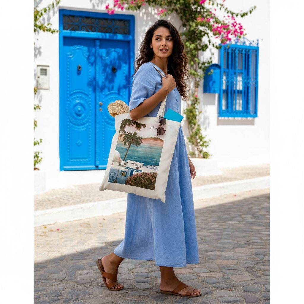 tote bag Sidi Bou Said lélégance artisanale à emporter