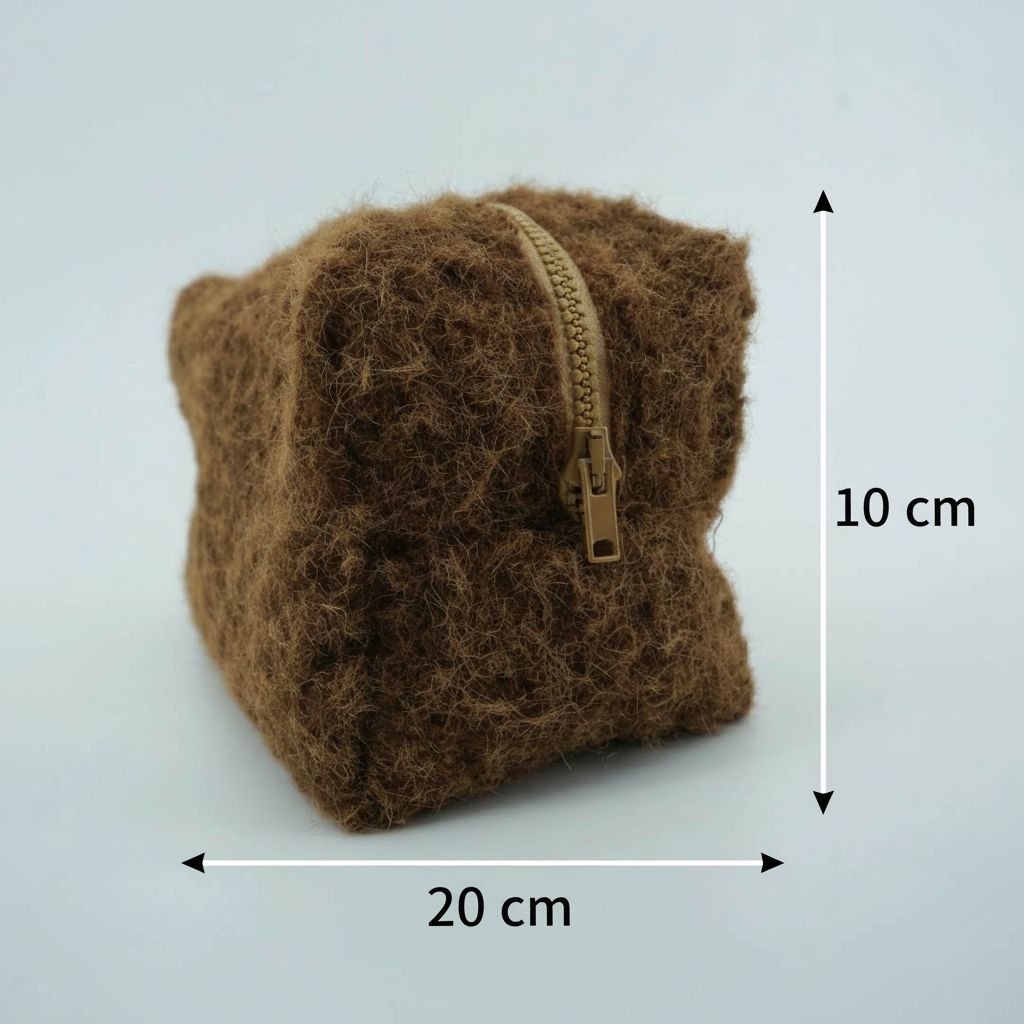 trousse maquillage marron élégante pour un rangement parfait