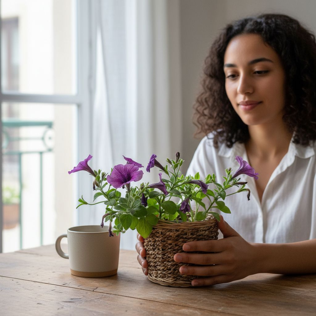 Cache pot naturel petit modèle élégant pour un intérieur stylé
