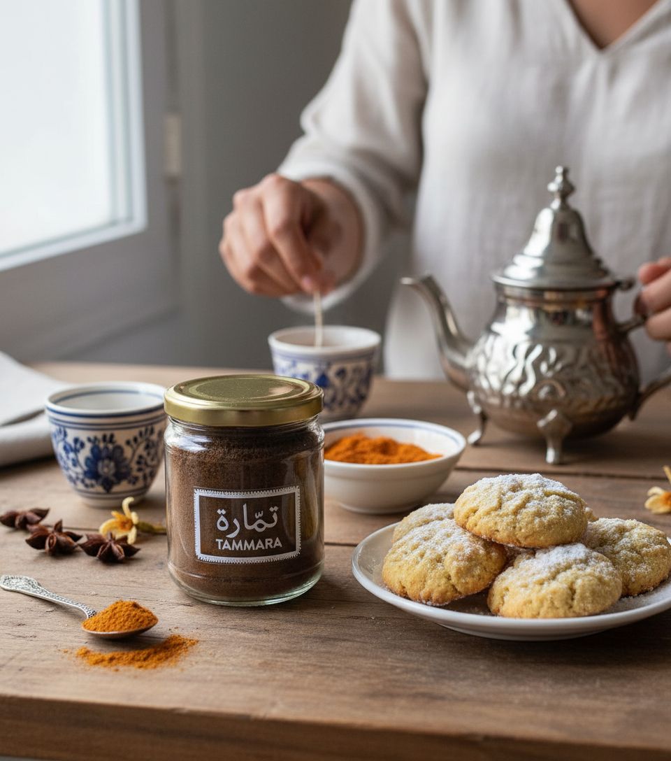 Café traditionnel pur à la géranium