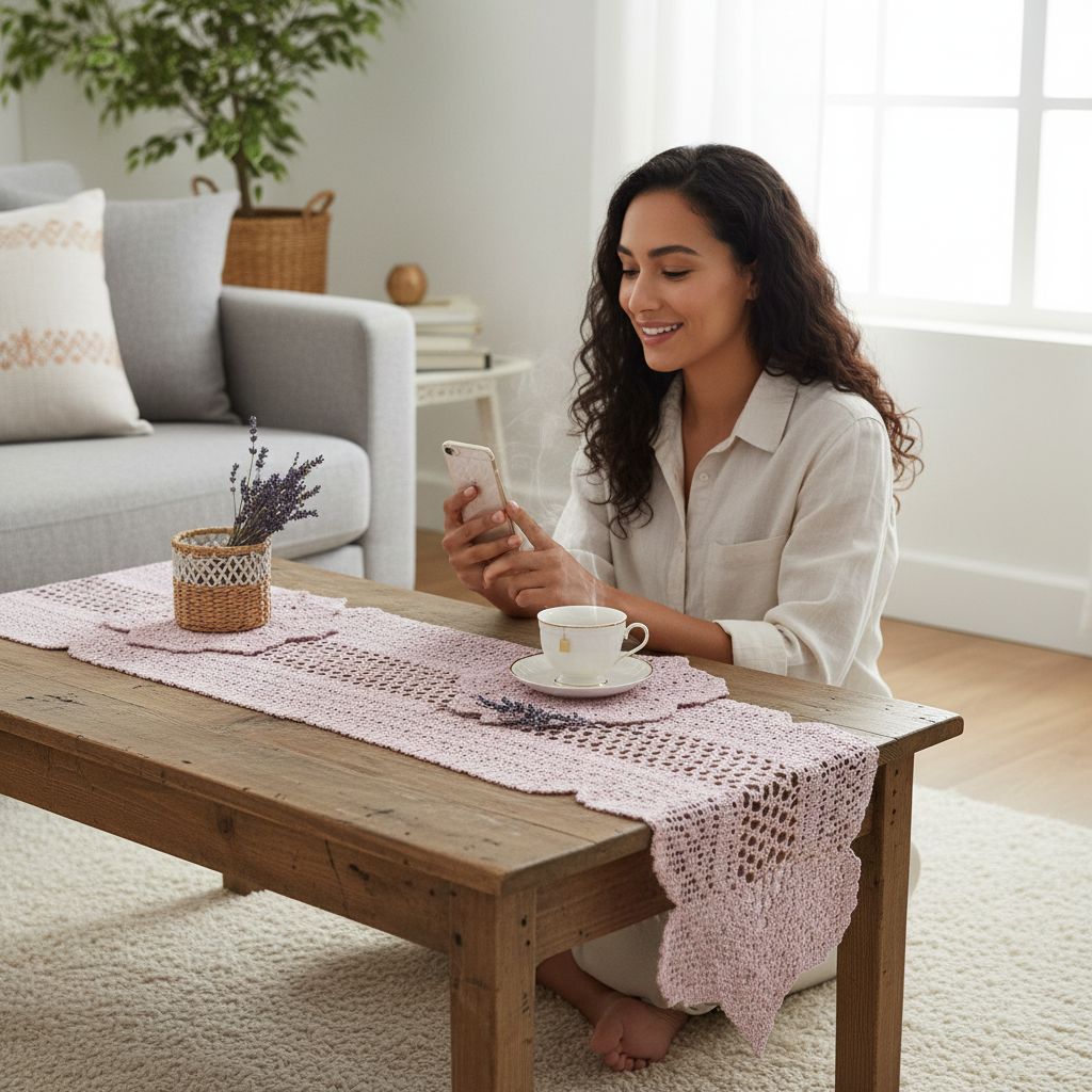 Chemin de table rose élégant pour une décoration irrésistible