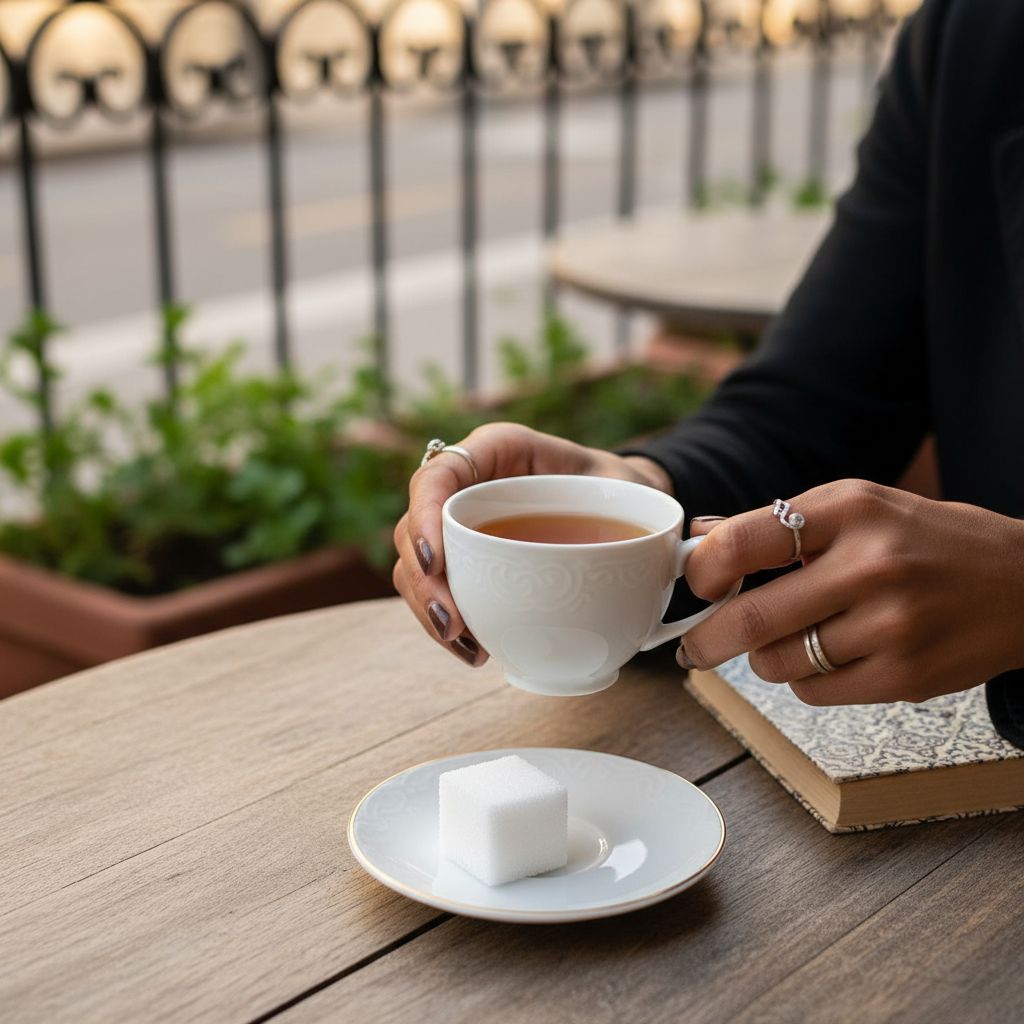 Sucre en cubes irrésistible pour des desserts exquis