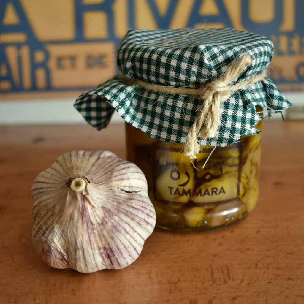 Ail Rouge de Béja Confit aux Herbes Aromatiques de Jbel Bargou - artisanat Tunisien fait main | ILEYCOM