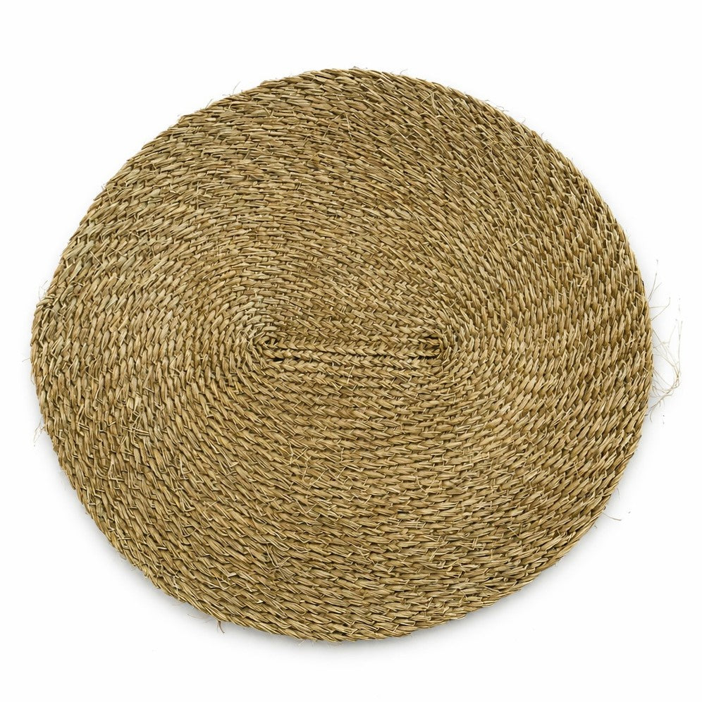 Tapis artisanal fait main 1m x 0.6m forme ovale