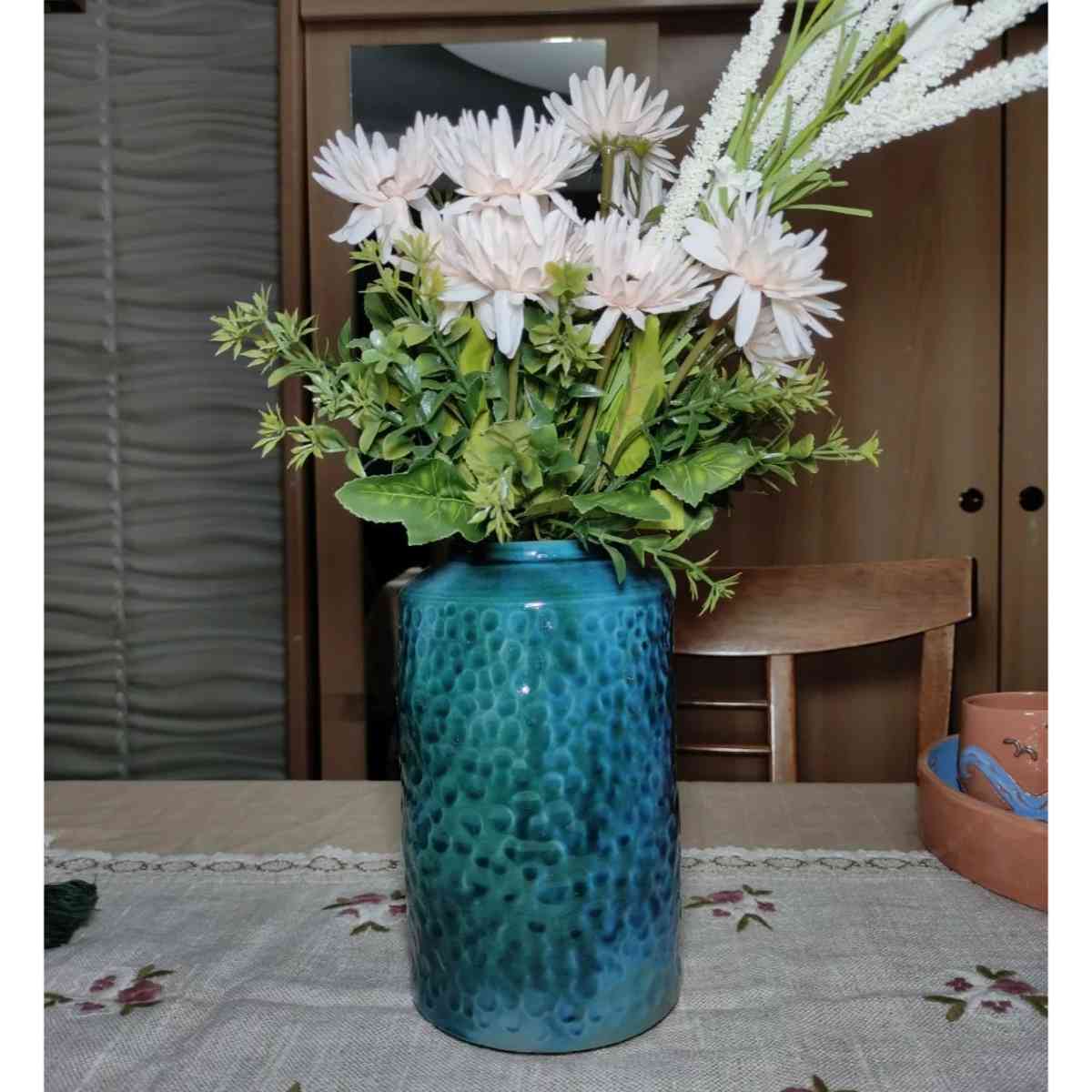 Vase céramique élégant 25x10 cm pour une déco raffinée