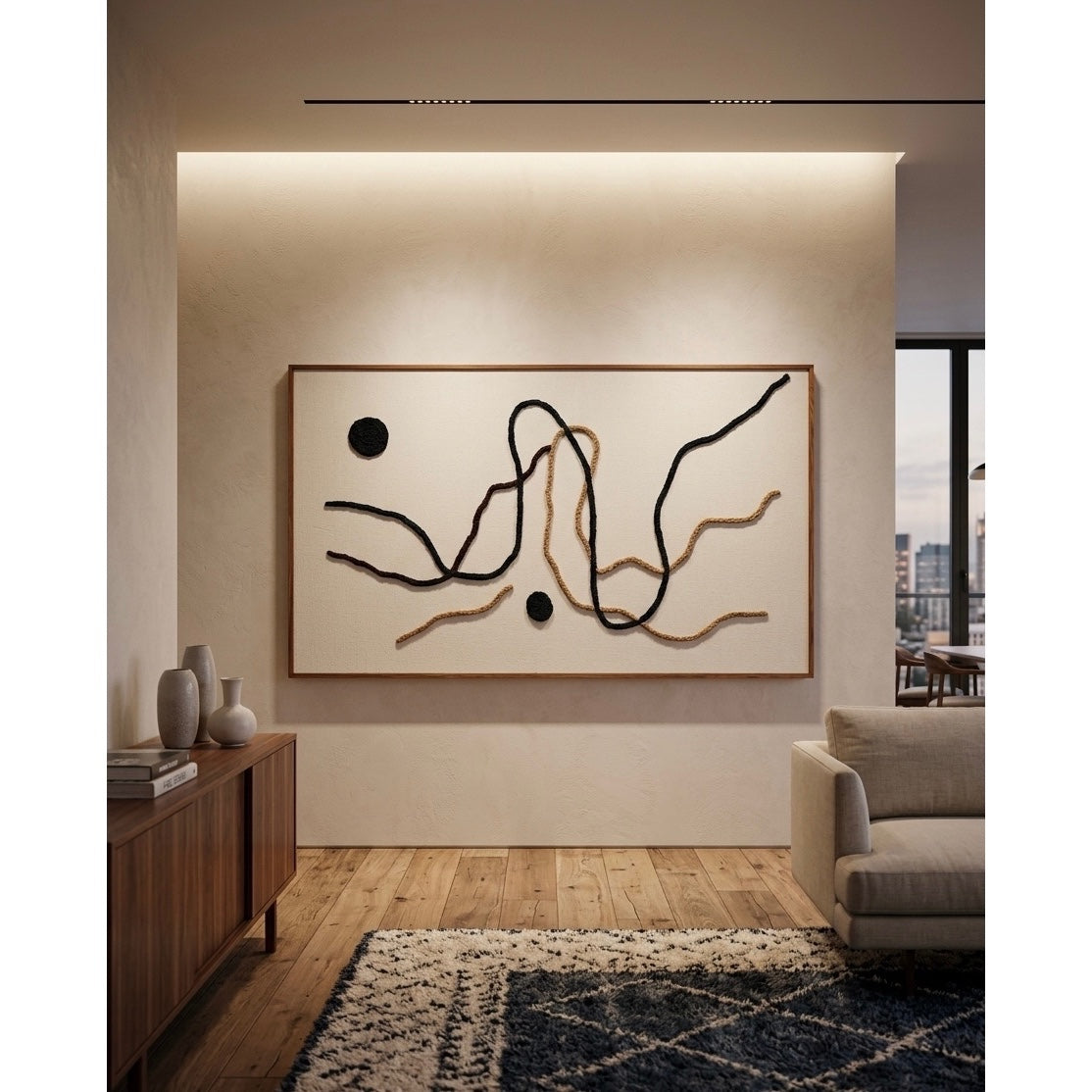 Tableau abstrait unique pour sublimer votre décoration intérieure