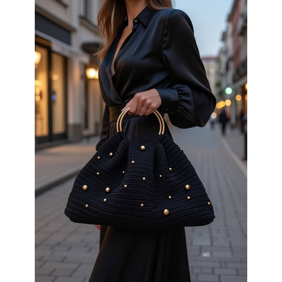 sac noir Nuit doré l'élégance intemporelle en toute occasion