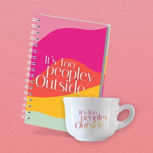 cadeau introverti duo mug et carnet pour moments de confort