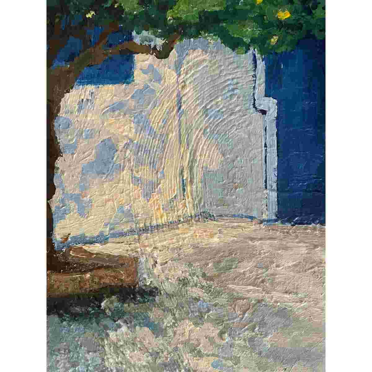 tableau peinture Tranquility bleu pour une ambiance apaisante
