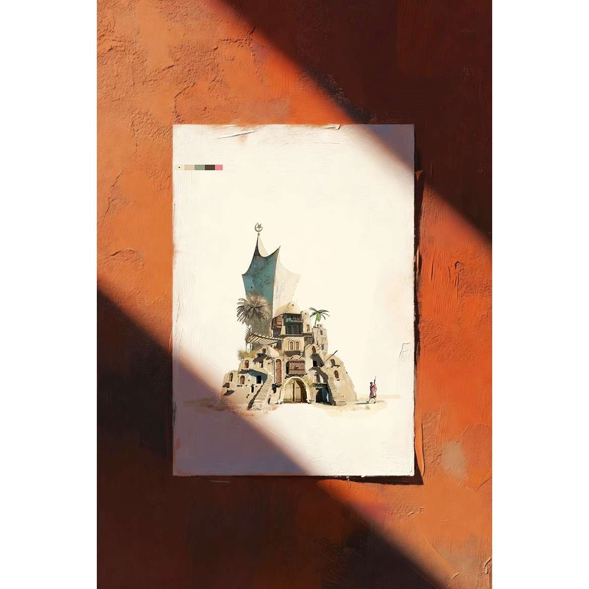 art contemporain Gasr Mirage une œuvre exclusive pour votre espace