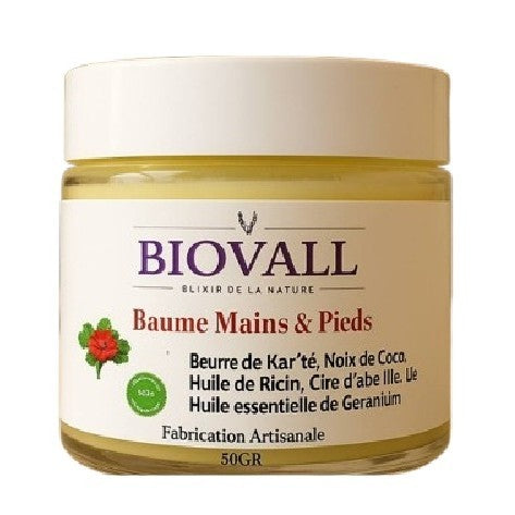 Baume hydratant premium pour mains et pieds doux et soyeux