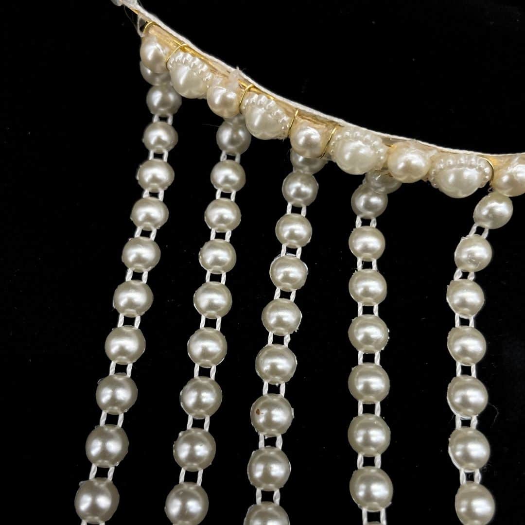 Bandeau Festif en Strass Blanc - artisanat Tunisien fait main | ILEYCOM
