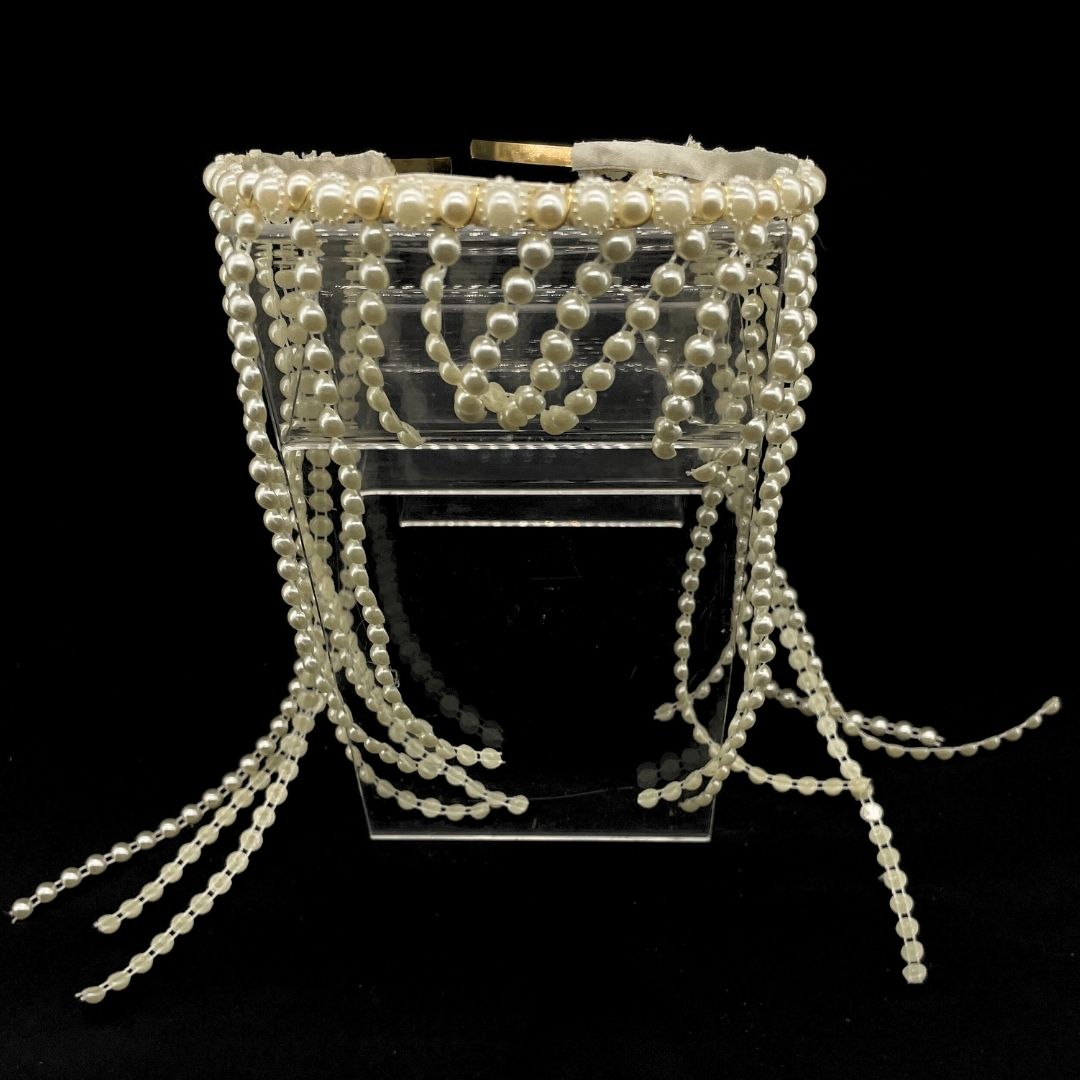 Bandeau Festif en Strass Blanc - artisanat Tunisien fait main | ILEYCOM