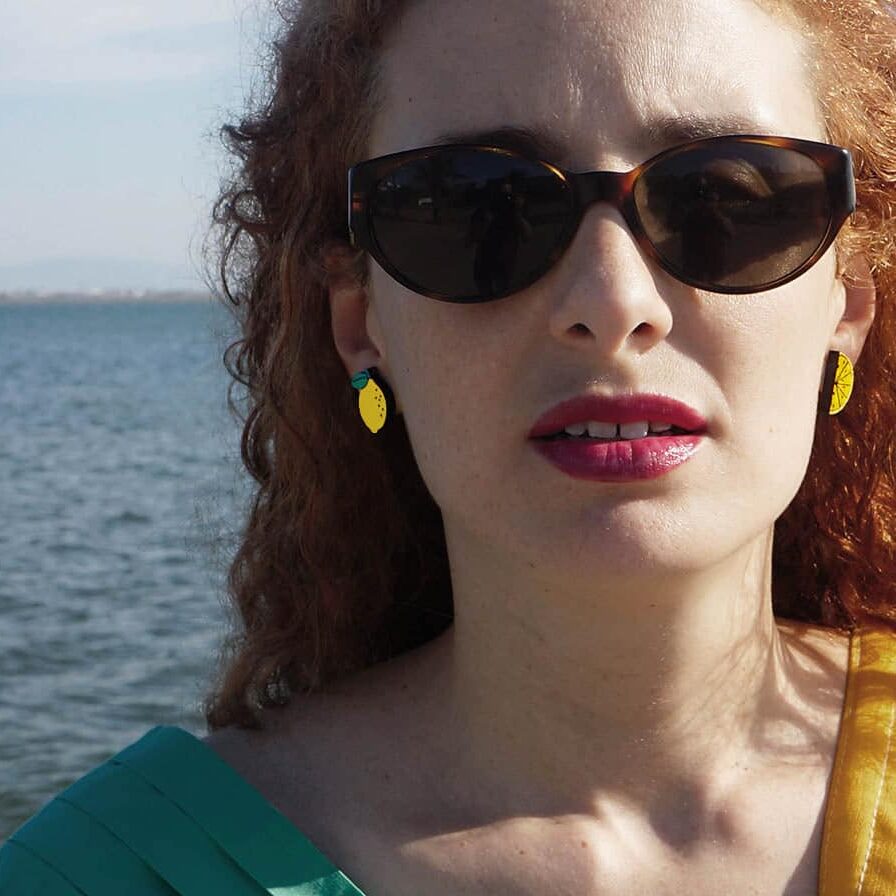 Boucles d'oreilles en bois citron - artisanat Tunisien fait main | ILEYCOM