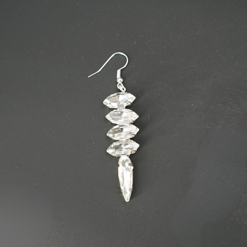 Boucles d'oreilles en forme de larme, boucles d'oreilles en cristal et perles, b - artisanat Tunisien fait main | ILEYCOM