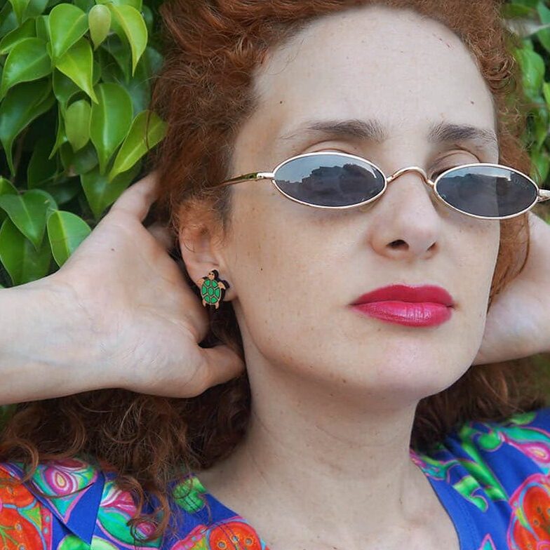 Boucles d'oreilles "Tortue" en bois – originales et handmade - artisanat Tunisien fait main | ILEYCOM