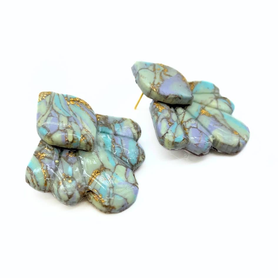 Boucles d'été pastel - artisanat Tunisien fait main | ILEYCOM