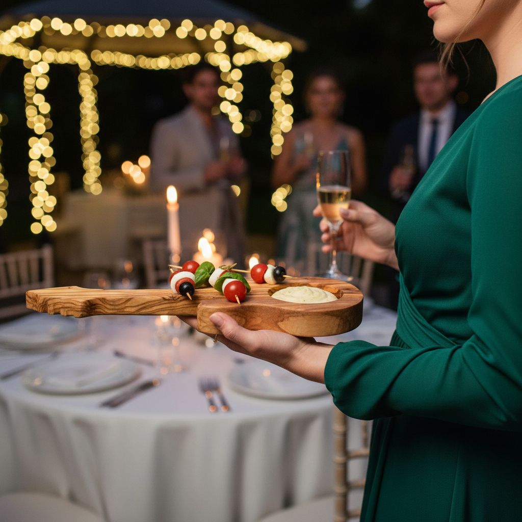 Bougeoir bois d'olivier guitare – Bougeoir artisanal déco musique cadeau