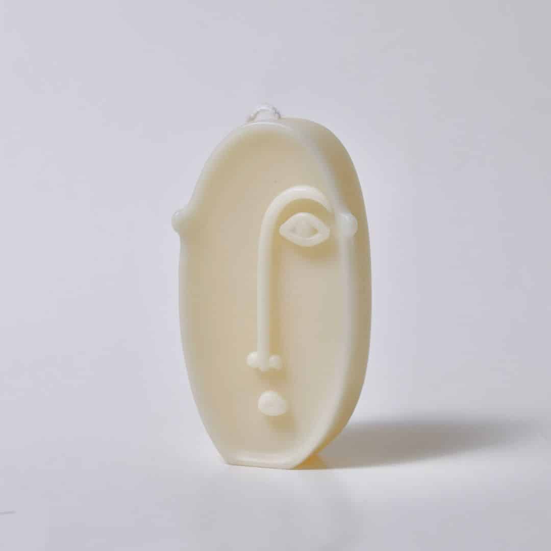 Bougie Parfumée Abstract face - artisanat Tunisien fait main | ILEYCOM