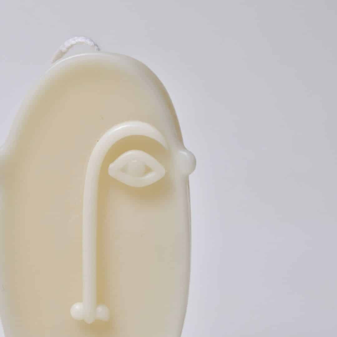 Bougie Parfumée Abstract face - artisanat Tunisien fait main | ILEYCOM