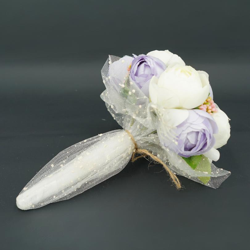 Bouquet de fleurs mariage violet, Bouquet de mariée violet, prune lilas lavande  - artisanat Tunisien fait main | ILEYCOM