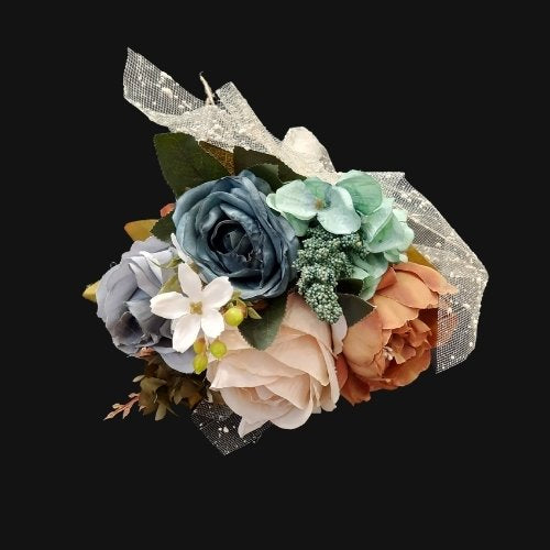 Bouquet de fleurs multi-couleurs mariage - artisanat Tunisien fait main | ILEYCOM