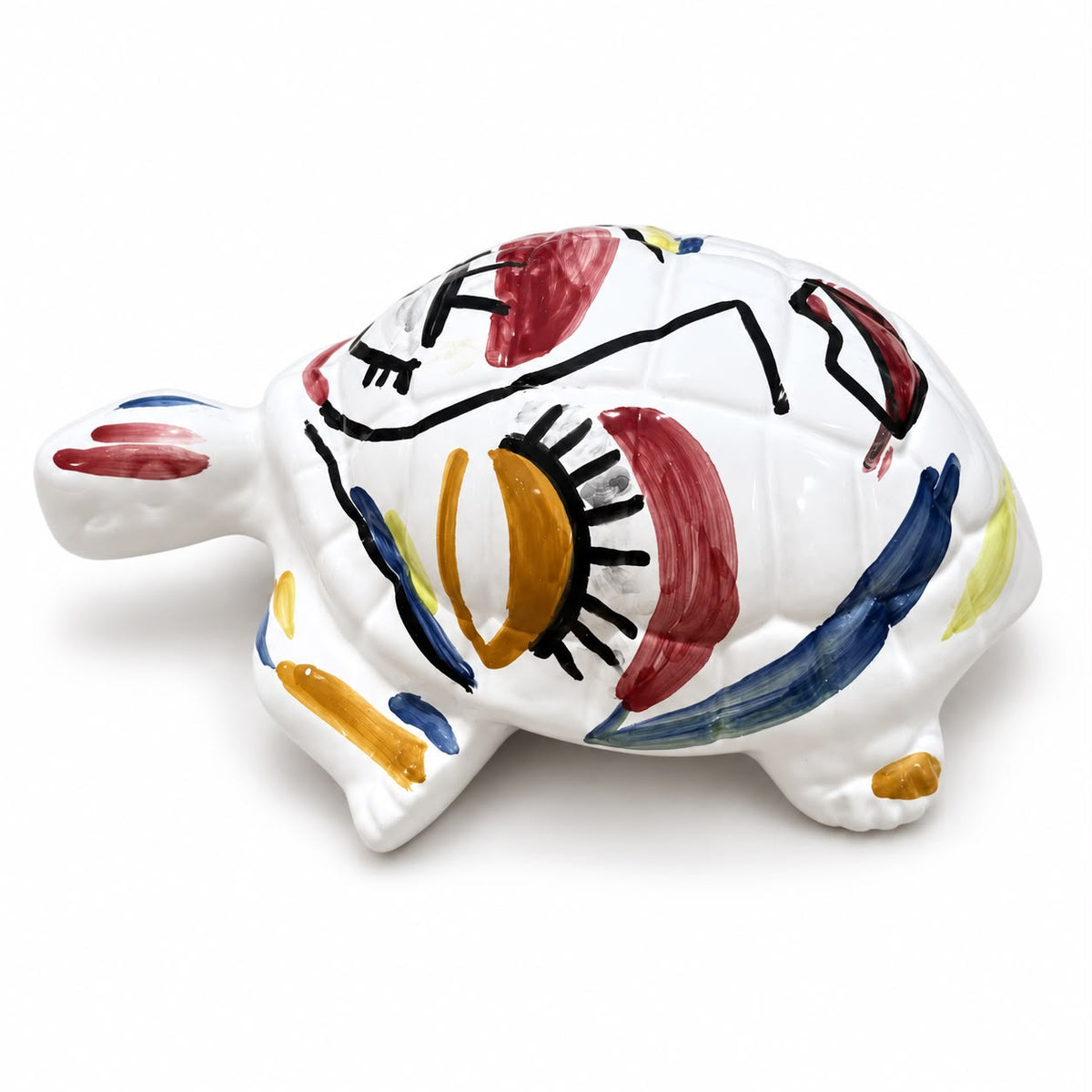 Duo pot & tortue - Visage artistique
