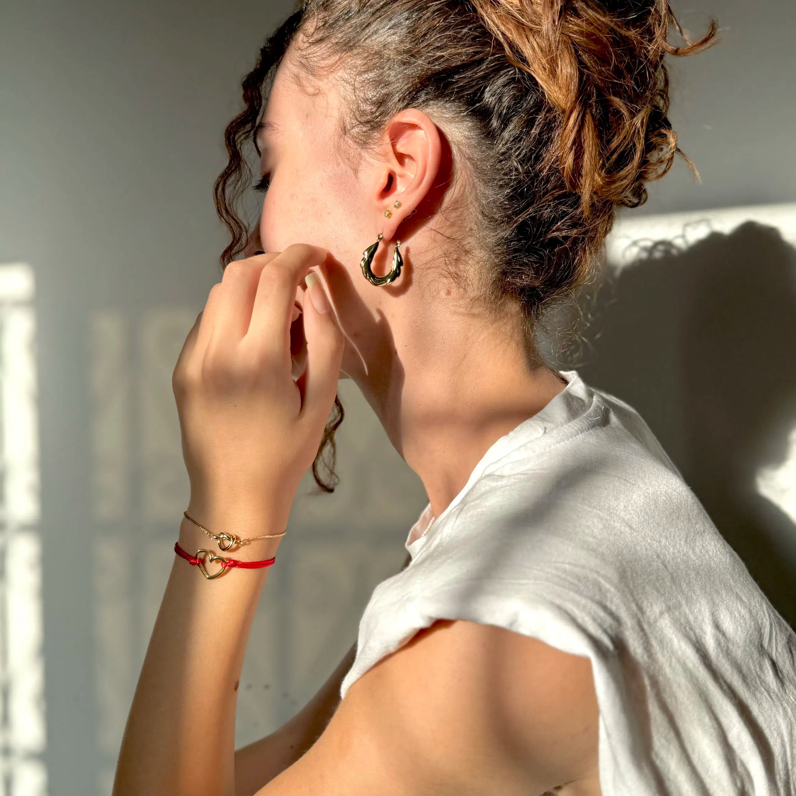 bracelet cœur doré ajustable un cadeau d amour irrésistible