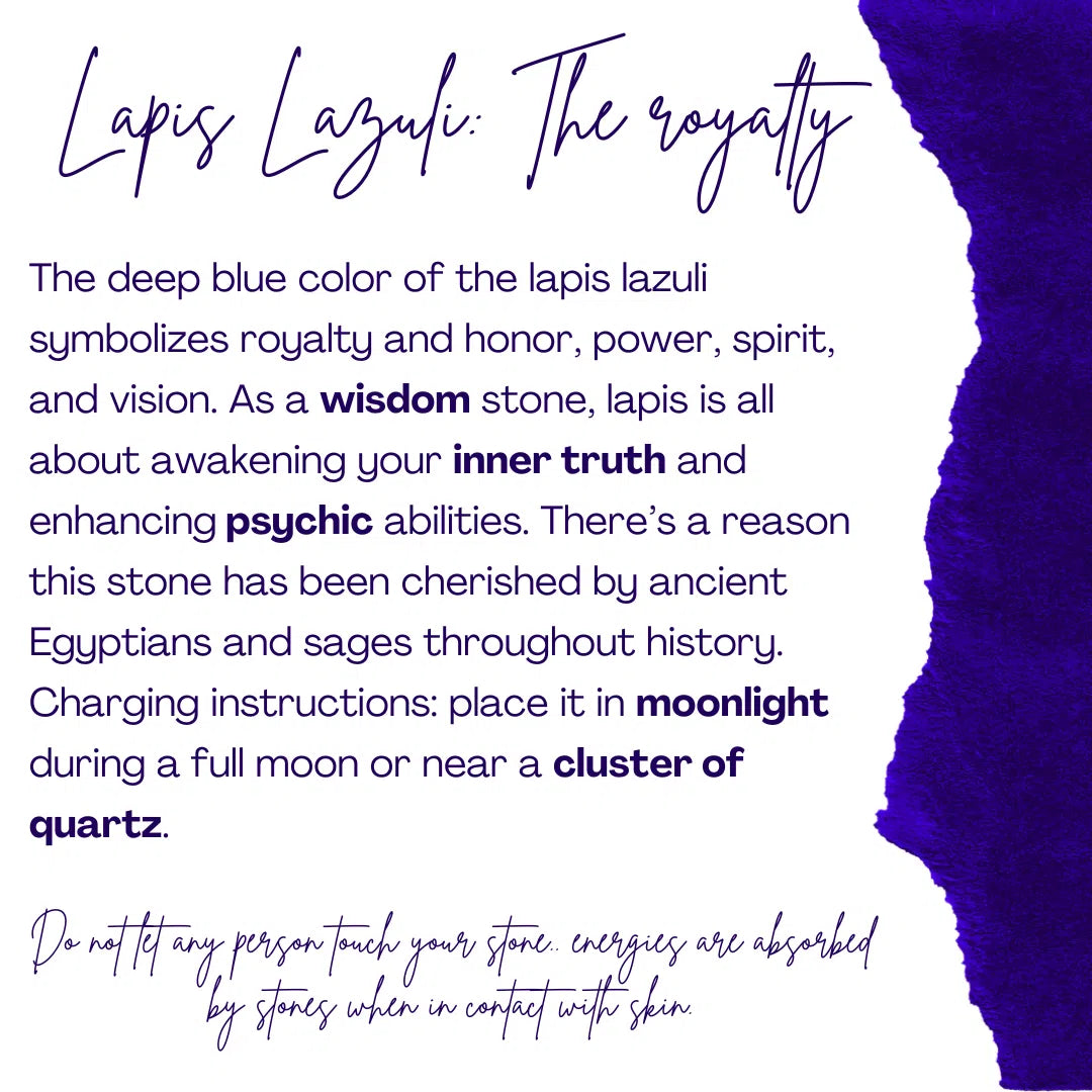 Bracelet Doré avec Lapis Lazuli Brut - Élégance et Équilibre