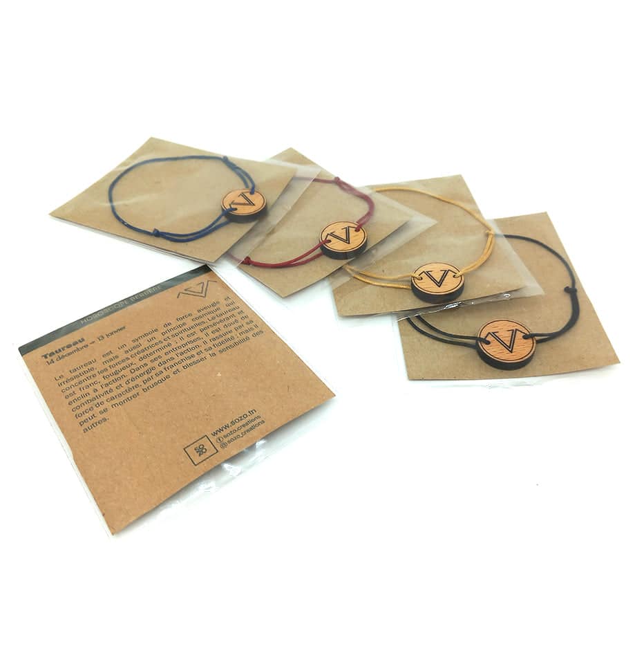 Bracelet Horoscope berbère - Taureau (14 décembre => 13 janvier) - artisanat Tunisien fait main | ILEYCOM